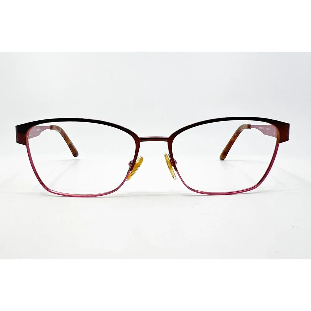 Wittnauer Eyeglasses Frames Womens Brown Pink Annabelle 55-17-135 39832